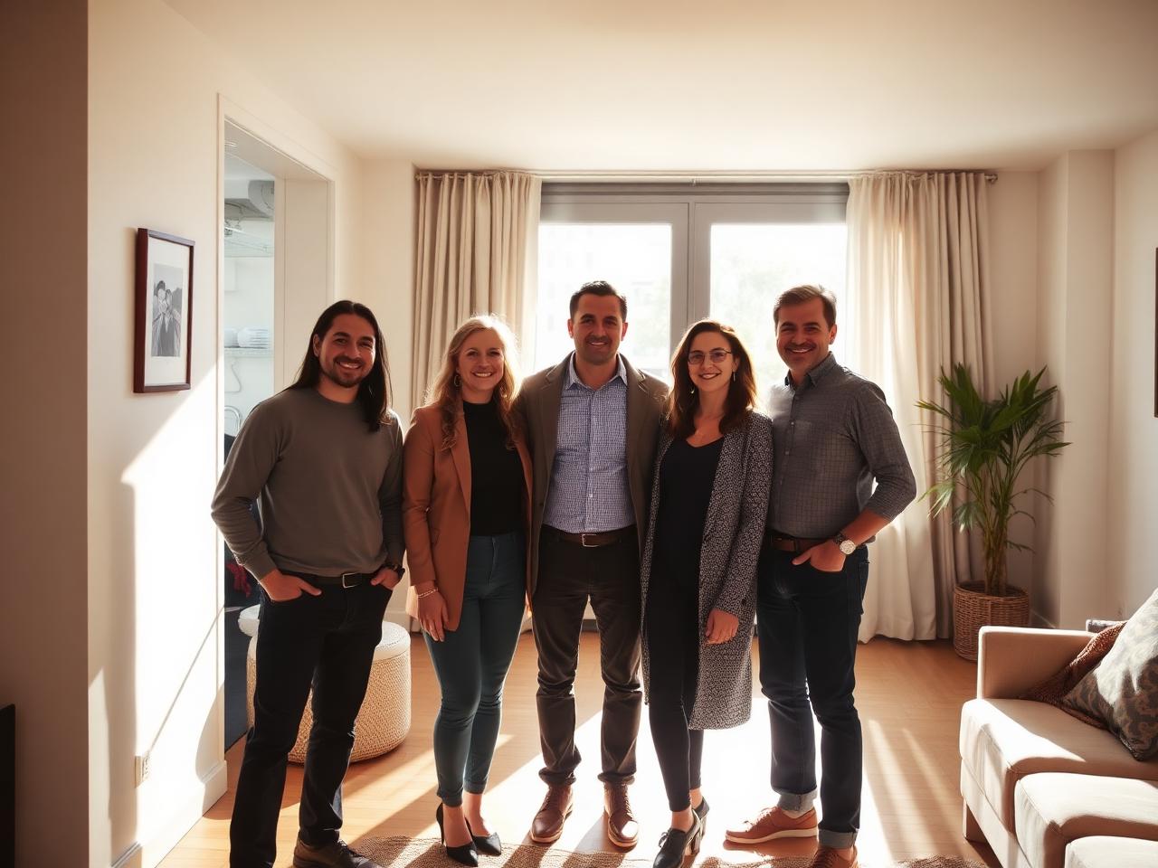 Equipo de Clean Rent en un departamento